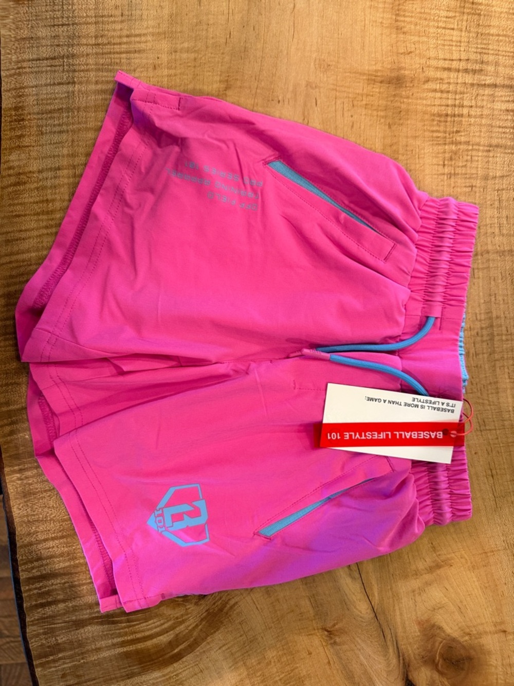 Kids Pink Athletic Shorts with Elastic Waistband
